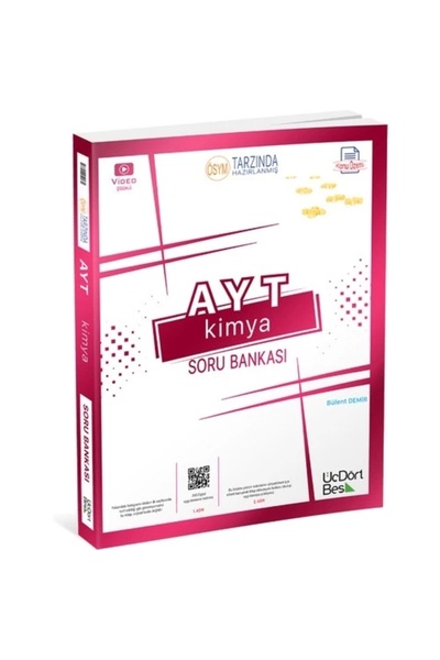 Üç Dört Beş Yayıncılık 2025 Ayt Kimya Soru Bankası