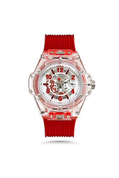 catera Men's watch, red, Rebel