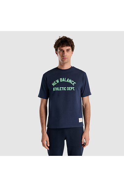 New Balance Ανδρικό μπλουζάκι Mnt1519 Navy Blue