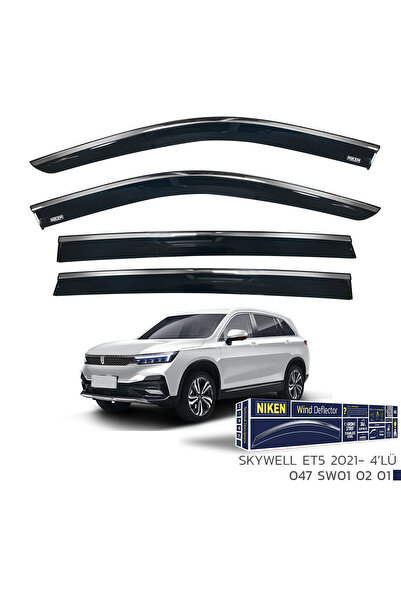 Niken Kromlu Cam Rüzgarlığı Skywell Et5 2021 Ve Sonrası Ile Uyumlu