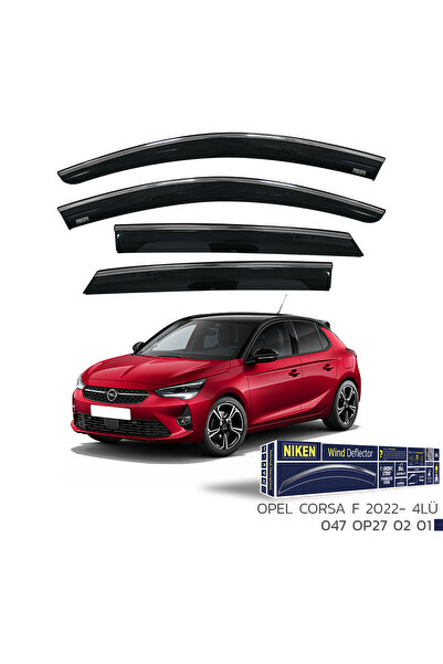 Niken Opel Corsa F 2022- Kromlu Cam Rüzgarlığı