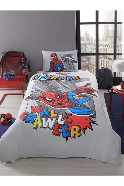 Özdilek Ranforce Duvet Cover Set Disney Licensed Spiderman Wall