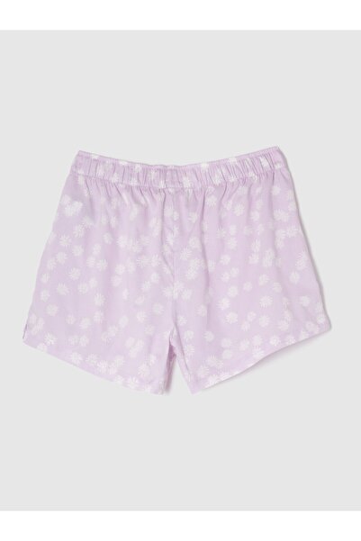 GAP Kadın Lila Poplin Pijama Altı