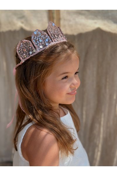 SAKLIDESİGN Dream Crown Girl's Birthday Party Crown