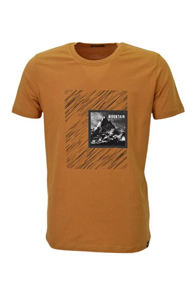 Raymons Ανδρικό μπλουζάκι με στάμπα με λαιμόκοψη - BGL-ST03832