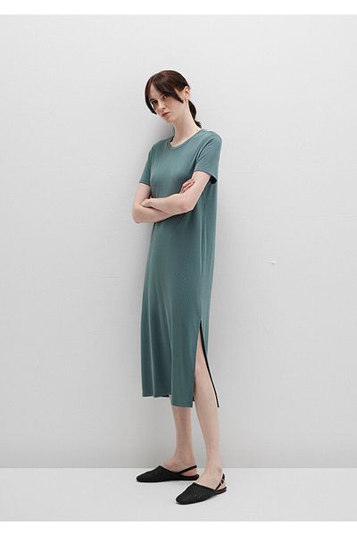 Mavi Tencel TM Modal Πράσινο Midi Φόρεμα 1310777-71917