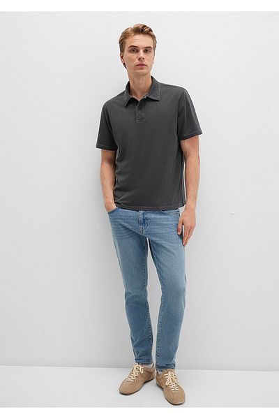 Mavi Μαύρο μπλουζάκι Polo Regular Fit / Normal Cut 0612940-900