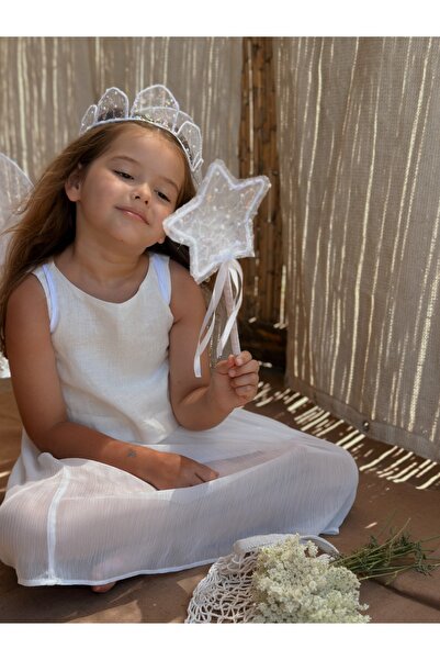 SAKLIDESİGN Hayal Set Crown&Wings&Wings Girl's Birthday Party Set