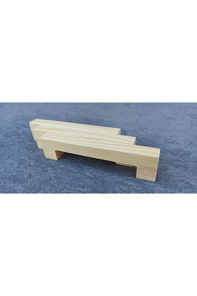 Wholewood مقبض خزانة الأثاث الخشبي من ميرا مقاس 192 ملم لون خشبي
