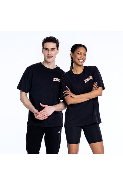 New Balance Unisex Lifestyle Μαύρο T-Shirt - Unt1310-bk