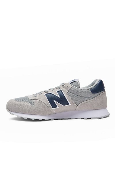 New Balance Gray Navy Blue 500 Sneaker Sneakers