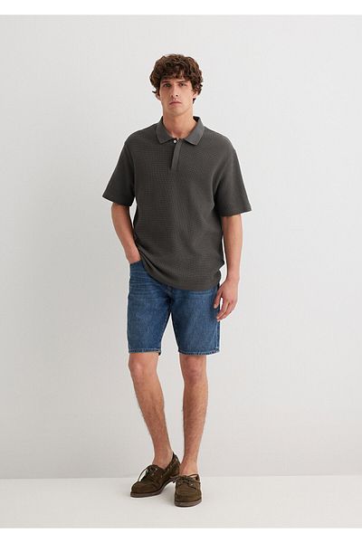 Mavi Lucas Street Shaded Dark Jean Shorts 0412607-89929
