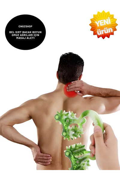 CNGZSHOP Sırt, Boyun, Bel, Bacak Ağrısı Için 20 Silindirli Miyofasyal El Vücu...