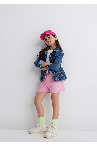 Mavi Logo Printed Pink Shorts 7410002 -70972