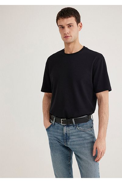 Mavi Μαύρο Basic T-shirt Loose Fit / Άνετη Χαλαρή Μπλούζα 0612731-900