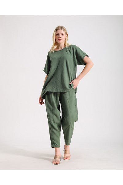 ZTO Women's Bluz Pantalon Set