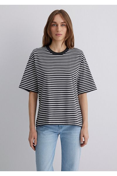 Mavi Striped Black T-Shirt Standard 1613113 -85308