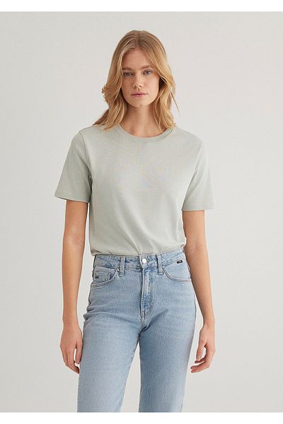 Mavi Green Basic T-Shirt Semi Slim Fit / Semi Slim Fit 1612916-70084