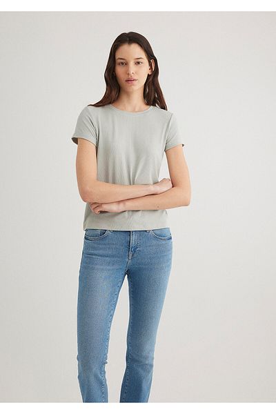 Mavi Green Basic T-Shirt Slim Fit 1612904 -70084