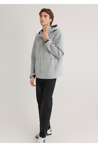 Mavi Hooded Gray Jacket Regular Fit / Regular Fit 0110348 -70093