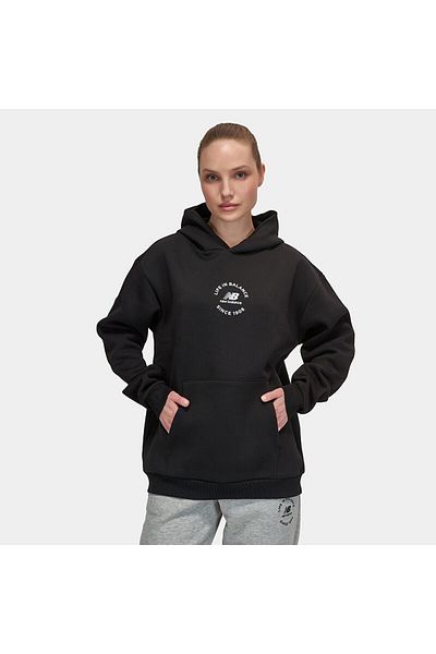New Balance Unh3347 Черен унисекс суитчър