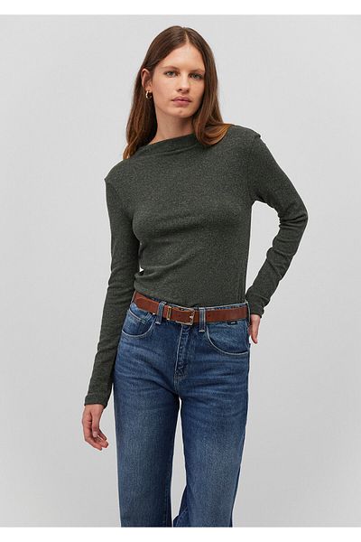 Mavi Long Sleeve Green T-Shirt Slim Fit / Slim Fit 1612797 -86764
