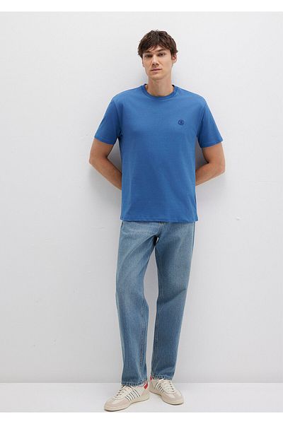 Mavi Λογότυπο Κεντημένο Basic T-Shirt Loose Fit / Loose Relaxed Fit 067074 -70719