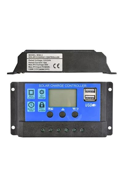 Choice Fiberglass New Solar Charge Controller 12v/24v Pwm 10a 30a With Adjustable Lcd Display Timer Setting