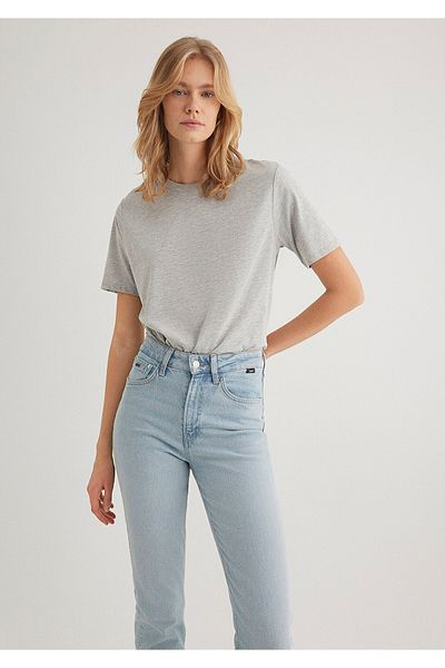 Mavi Gray Crew Neck Regular Fit T-Shirt - 1600955 -83096