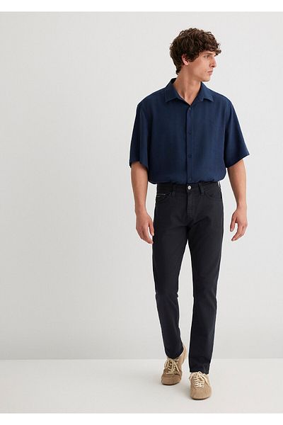 Mavi Παντελόνι Jake Black Dark Navy Gabardine 0042288052