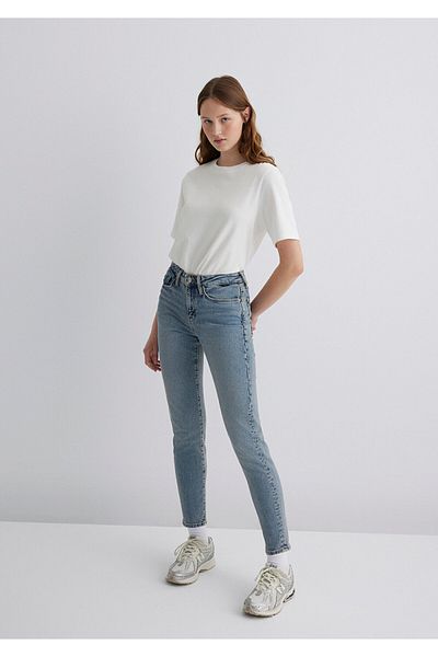 Mavi Pantaloni deschisi din denim Cindy Classic 100277 -86455