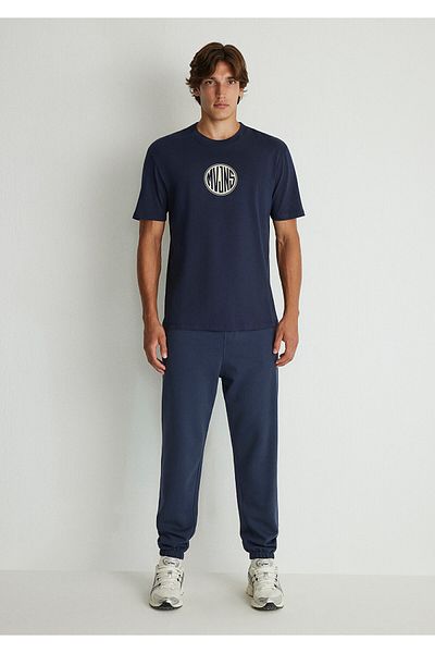 Mavi T-shirt Mvjns Printed Navy Blue - Loose Fit 0612155 -70490