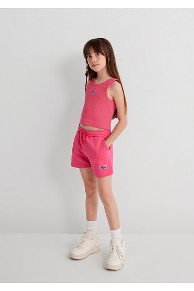 Mavi Logo Printed Pink Shorts 7410002 -71111