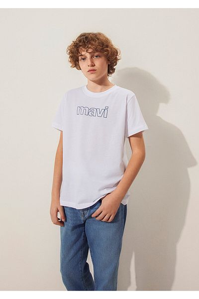 Mavi Tricou alb cu logo imprimat Regular Fit / Regular Fit66323620