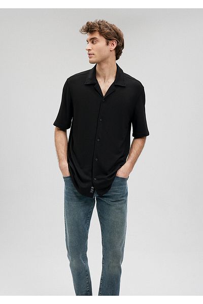 Mavi Μαύρο πουκάμισο Slim Fit / Slim Fit0210874-900
