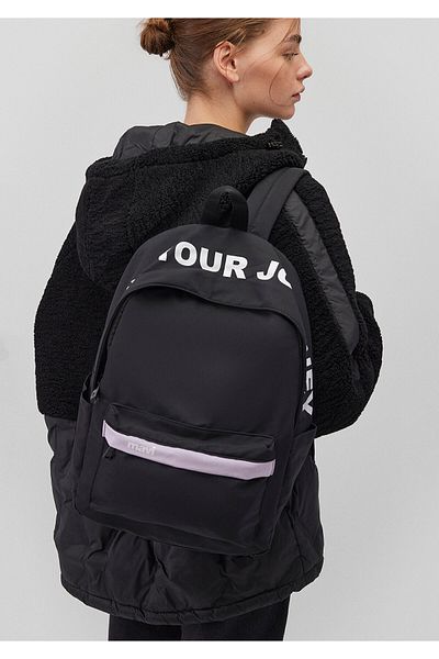 Mavi Trust Your Journey Printed Black Backpack 1910526 -27062