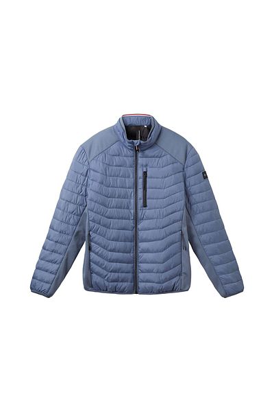 Tom Tailor Jacke Steppjacke mit Stehkragen und Reißverschlusstaschen