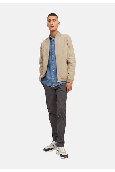 Jack & Jones Jacke Bomber Jacke Jacket JJERUSH BOMBER Zip Bomberjacket