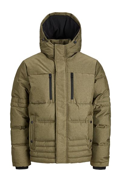 Jack & Jones Kapuze und Reißverschluss der Jacke YOG Steppjacke