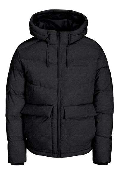 Jack & Jones Jacke Vesterbro Puffer Übergangsjacke mit Kapuze und Kordelzug