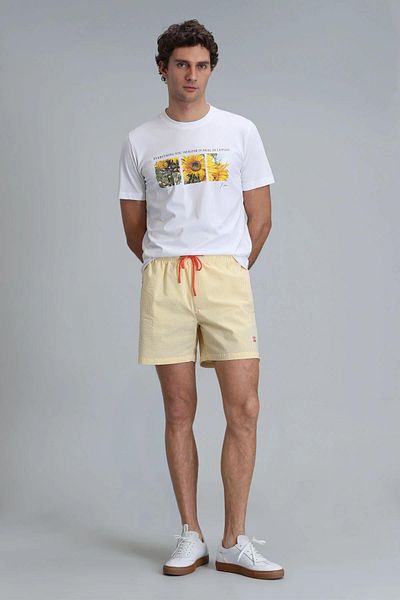 Lufian 111020192 Ιουνίου Μοντέρνο γραφικό T-shirt Ανδρικό T-shirt Λευκό