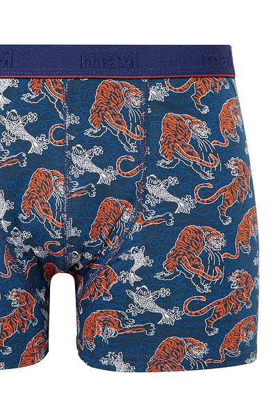 Mavi Tiger Printed Navy Blue Boxers 091121 -80705