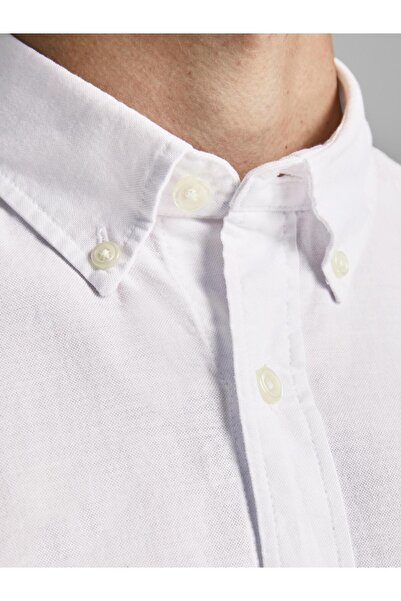 Jack & Jones Hemd Langärmliges OXFORD SHIRT mit Button-Down Kragen
