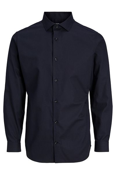 Jack & Jones Hemd PARKER Slimfit Langarmhemd mit Kent-Kragen