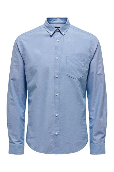 Only & Sons Hemd Salvaro Langarmhemd ve Brusttasche, Slim Fit