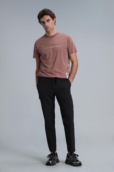 Lufian Modan Potter Graphic T- Cinnamon in Shut