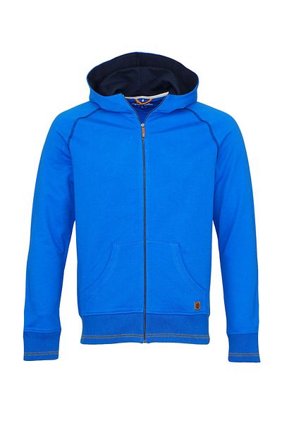 Ragman Jacke Sweat-Cardigan mit Kapuze, Reißverschluss und Kängurutasche