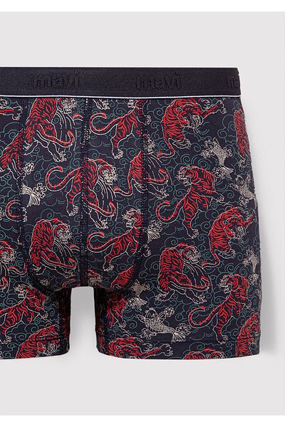 Mavi Tiger Printed Navy Blue Boxer 091121-24413