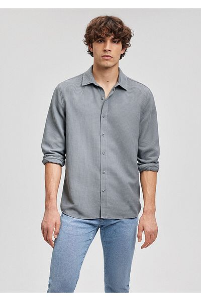 Mavi Gray Shirt Slim Fit / Tight Cut 8810217-80889