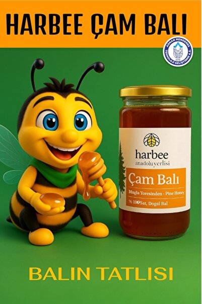 Har-Bee Doğal Ege Çam Balı 650gr. Organik - Harbee